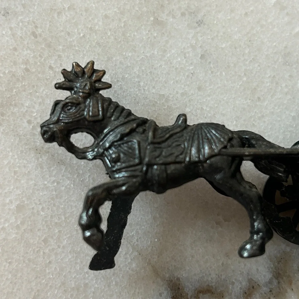 Pencil Sharpener Horse-Carriage Die Cast Copper Miniature Cinderella Fairytale - Picture 8 of 12